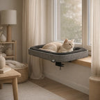 Fensterbrettbett Kyo in Schwarz/Anthrazit