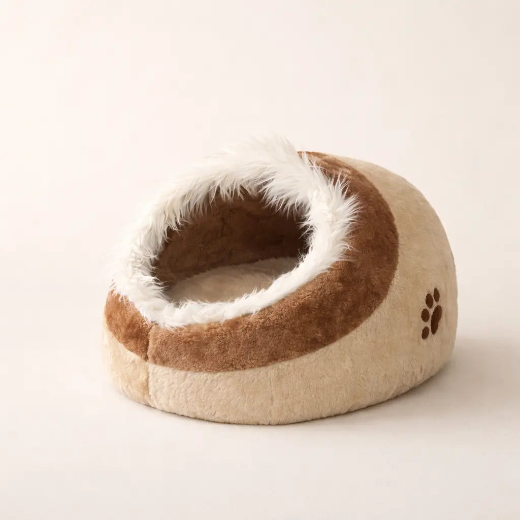 Kuschelhöhle Minou in Beige/Braun
