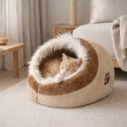 Kuschelhöhle Minou in Beige/Braun